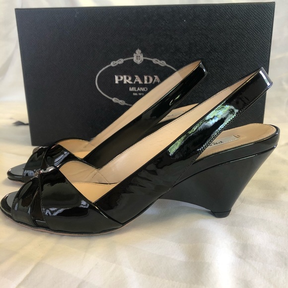 Prada patent wedges - Picture 2 of 9